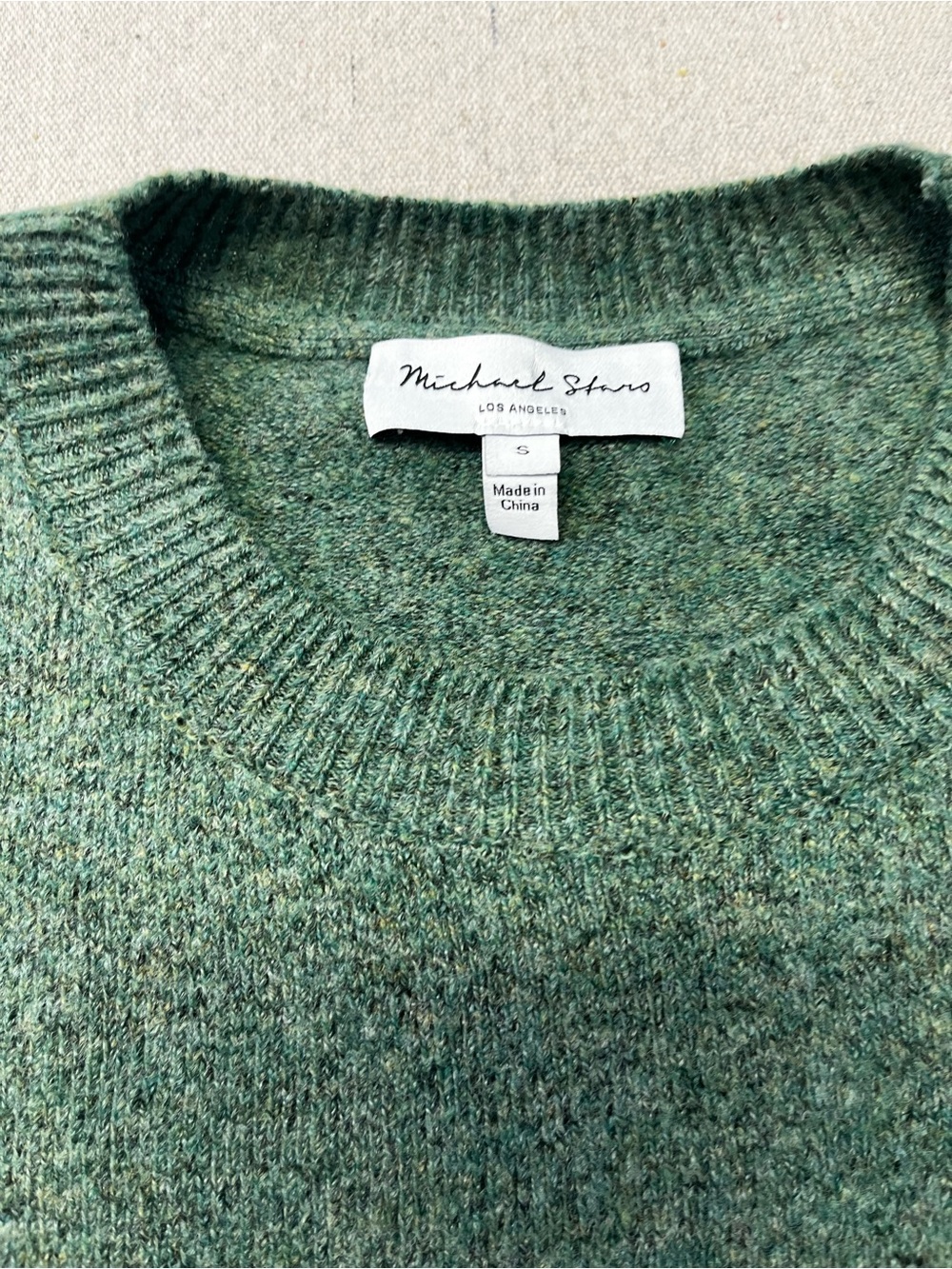 Michael Stars Green Knit Sweater Women’s Small Cozy Soft Pullover - Picture 2 of 12